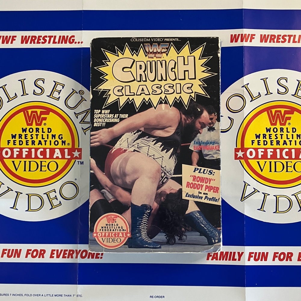 WWF Crunch Classic VHS